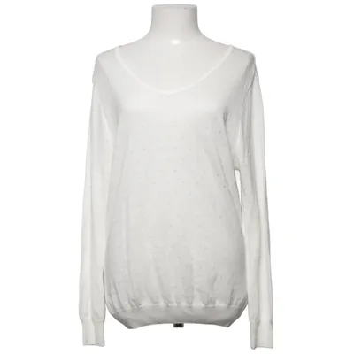 Pull-over (Blanc) de Mas Fashion Coton, Viscose
