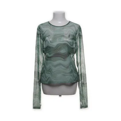 Topp (Grön, Svart, Vit) från Monki Elastan, Polyester