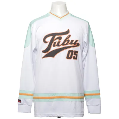 Maillot de baseball (Blanc, Vert, Orange, Multicolore) de Fubu Polyester