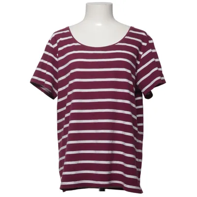 T-shirt (Lila, Vit) från MyWear Bomull, Elastan