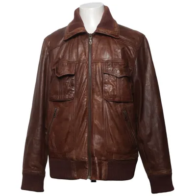 Leather jacket (Brown) from Le Frog Leather