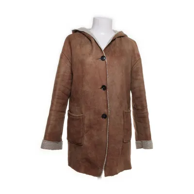 Shearlingjacka (Beige) från Mango Casual Polyester