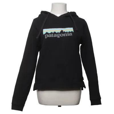 Hoodie (Black) from Patagonia Elastane, Recycled cotton, Recycled polyester