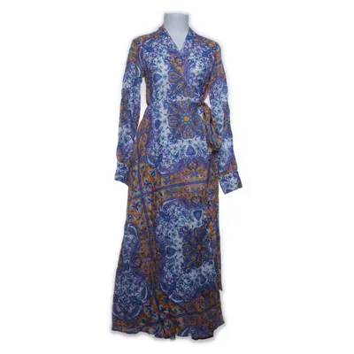 Wikkeljurk (Blauw, Meerkleurig) van Mrs & Hugs Katoen, Linnen