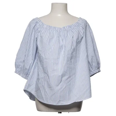 Top (Blauw, Wit) van Reserved Katoen