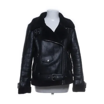 Shearlingjacka (Svart) från Topshop Polyester, Polyuretan