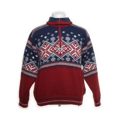 Sweater (Red, Multicolored) from F.LLI Campagnolo Acrylic, Polyester, Wool