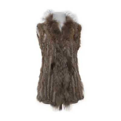 Pälsväst (Brun, Flerfärgad) från Hollies Stockholm Kaninpäls