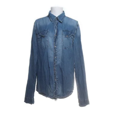 Denim blouse (Blauw) van Nudie Jeans Katoen