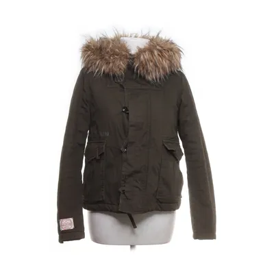 Vinterjakke (Grøn) fra G-Star Raw Polyester, Kunstpels, Rævepels, Bomuld
