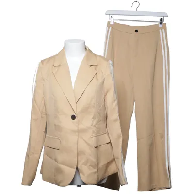 Kostym (Beige, Vit) Elastan, Polyester