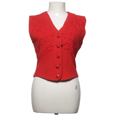 Vest (Rød) fra Maria Leone Polyamid, Polyester, Uld