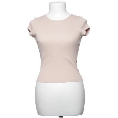 T-shirt (Beige) fra Reformation Elastan, Økologisk bomuld