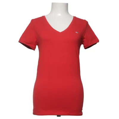 T-shirt (Rouge) de Tommy Hilfiger Jeans Coton, Élasthane