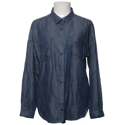 Denim blouse (Blauw) van One Step Tencel