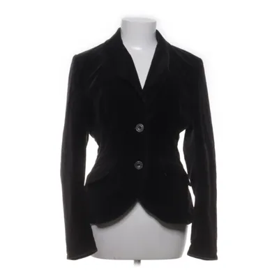 Blazer (Noir) de Cue Coton, Élasthane, Polyester