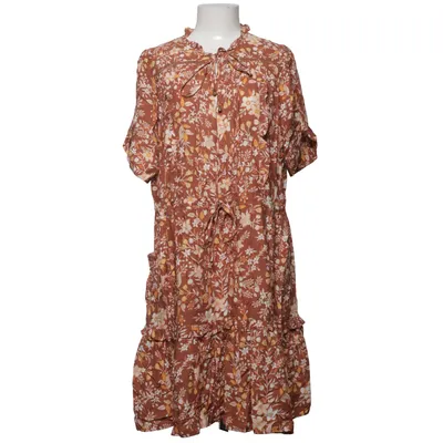 Jurk (Bruin, Meerkleurig) van Jaase Viscose