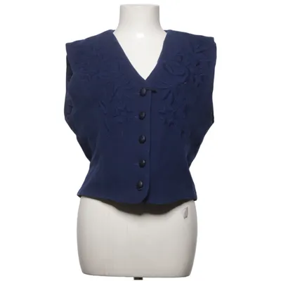 Vest (Blå) fra Maria Leone Polyamid, Polyester, Uld