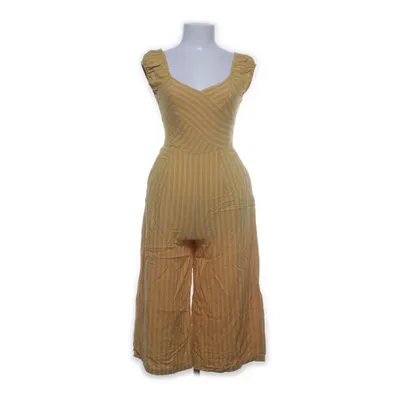 Byxdress (Gul, Vit) från Angie Viskos