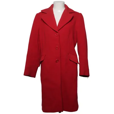 Manteau (Rouge) de Punt Roma Polyamide, Laine