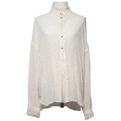Blouse (Wit, Goud) van Mos Mosh Viscose