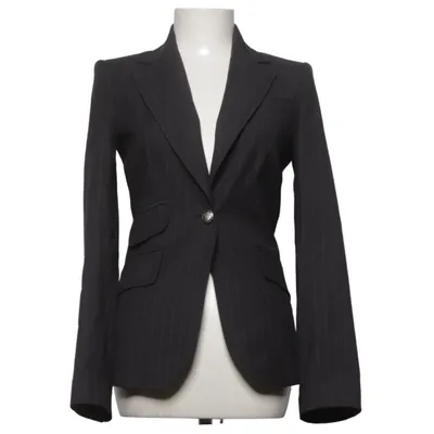 Blazer (Grå) fra Claude Zana Polyester, Viscose