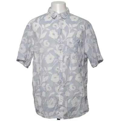 Kurzarmhemd (Blau, Weiß, Mehrfarbig) von H&M Baumwolle