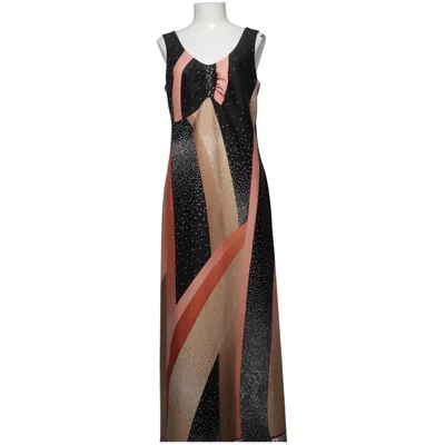 Maxi dress (Beige, Black, Multicolored) from Smarty Modeller Polyester