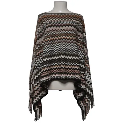 Poncho (Zwart, Beige, Groen) van Missoni Acryl, Wol