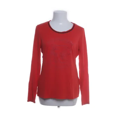 Langærmet t-shirt (Rød) fra Biba Elastan, Viscose