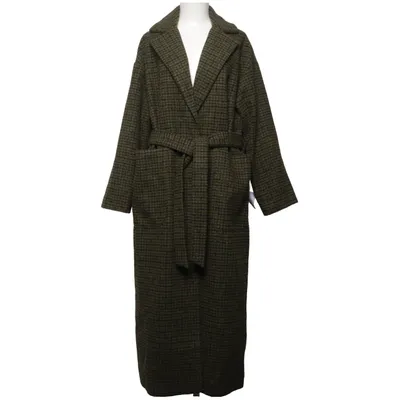Jas (Groen, Zwart) van Topshop Acryl, Polyester, Wol