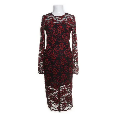 Maxi jurk (Rood, Zwart) van Ganni Viscose, Elastaan, Polyester, Wol