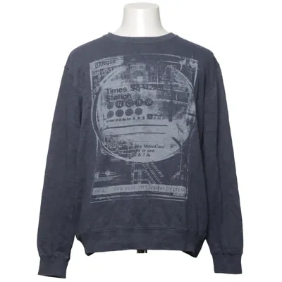 Sweatshirt (Bleu) de Urban Project Coton, Polyester
