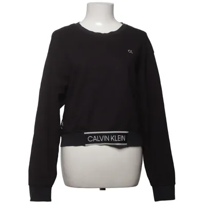 Sweatshirt (Sort) fra Calvin Klein Performance Elastan, Polyamid, Viscose
