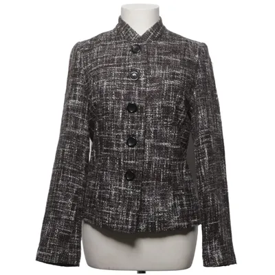 Blazer (Schwarz, Weiß) von Joy Acetat, Acryl, Metallfaser, Polyester
