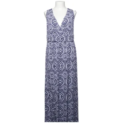 Långklänning (Blå, Vit) från Joseph Ribkoff Elastan, Polyester