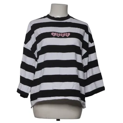 T-shirt à manches longues (Noir, Blanc) de Lazy Oaf Coton, Élasthane