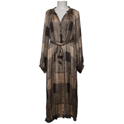 Långklänning (Svart, Beige) från Isay Polyester