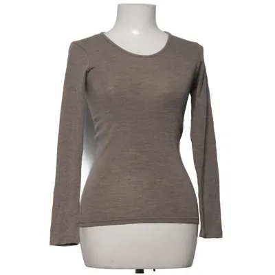 Långärmad t-shirt (Beige) från Engel Silke, Ull