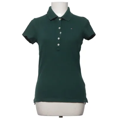 Poloshirt (Groen) van Tommy Hilfiger Katoen, Elastaan