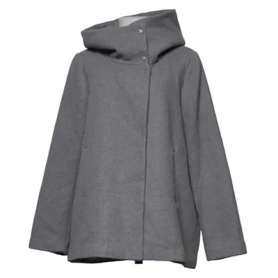 Manteau (Gris) de Jacqueline de Yong Polyester, Laine
