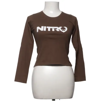 Long sleeve T-shirt (Brown) from Nitro Cotton