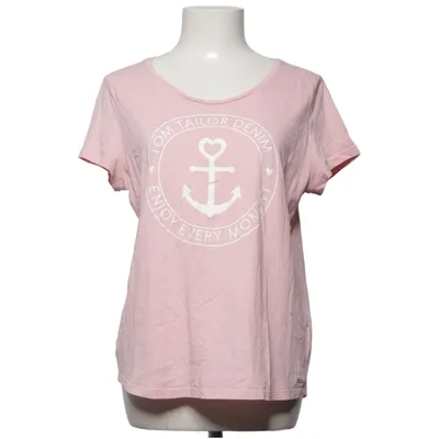 T-shirt (Roze) van Tom Tailor Denim Katoen