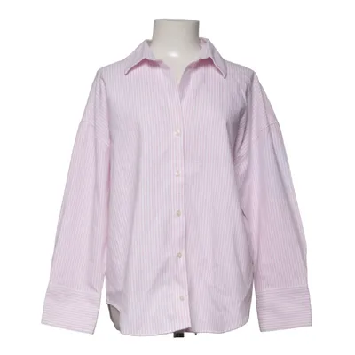 Chemise (Rose, Blanc) de Zara Coton, Polyester