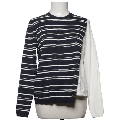 Pull-over (Bleu, Blanc) de Karen Millen Élasthane, Polyamide, Viscose