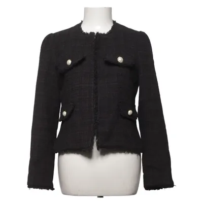Cardigan (Noir) de Veronica Virta Acrylique, Coton, Polyamide, Viscose