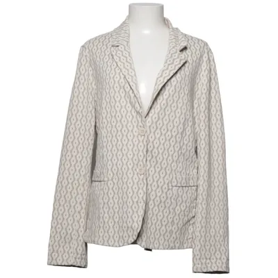 Blazer (Beige, Blanc) de G.Ricceri Coton, Élasthane