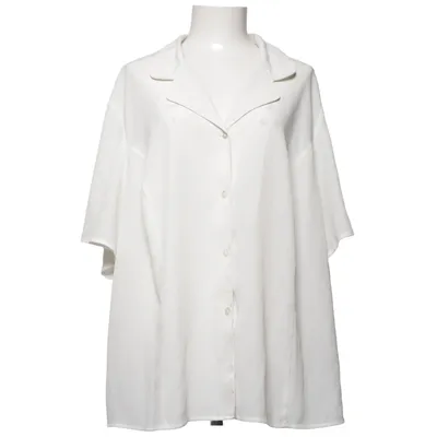 Chemise à manches courtes (Blanc) de Essence Polyester