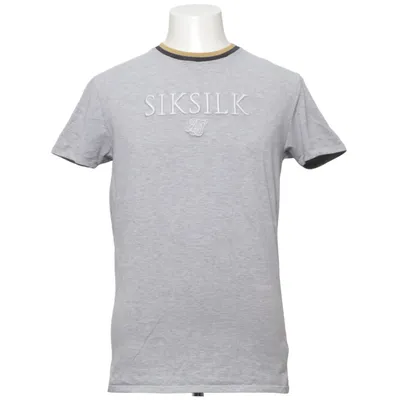 T-shirt (Grå) från SikSilk Bomull, Elastan, Polyester