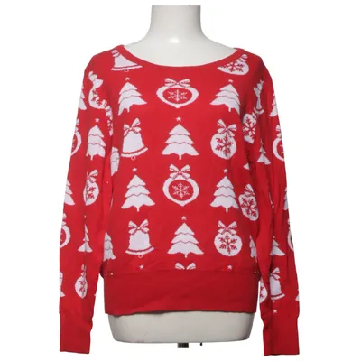 Pull de Noël (Rouge, Blanc) de Peacocks Coton